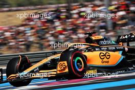 Daniel Ricciardo (AUS) McLaren MCL36. 23.07.2022. Formula 1 World Championship, Rd 12, French Grand Prix, Paul Ricard, France, Qualifying Day.