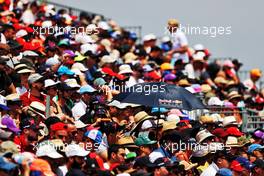 Circuit atmosphere - fans in the grandstand. 23.07.2022. Formula 1 World Championship, Rd 12, French Grand Prix, Paul Ricard, France, Qualifying Day.