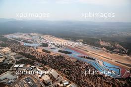 An aerial view of the circuit. 24.07.2022. Formula 1 World Championship, Rd 12, French Grand Prix, Paul Ricard, France, Race Day.