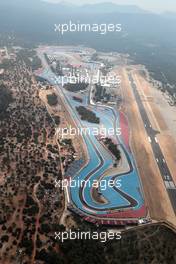 An aerial view of the circuit. 24.07.2022. Formula 1 World Championship, Rd 12, French Grand Prix, Paul Ricard, France, Race Day.