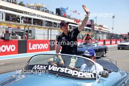 Max Verstappen (NLD) Red Bull Racing on the drivers parade. 24.07.2022. Formula 1 World Championship, Rd 12, French Grand Prix, Paul Ricard, France, Race Day.