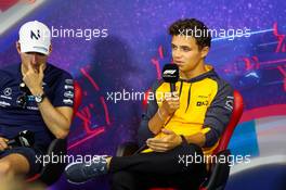Lando Norris (GBR) McLaren in the FIA Press Conference. 21.07.2022. Formula 1 World Championship, Rd 12, French Grand Prix, Paul Ricard, France, Preparation Day.