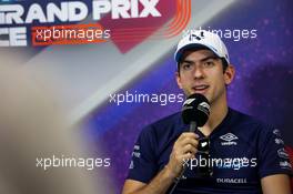 Nicholas Latifi (CDN) Williams Racing in the FIA Press Conference. 21.07.2022. Formula 1 World Championship, Rd 12, French Grand Prix, Paul Ricard, France, Preparation Day.