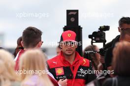 Carlos Sainz Jr (ESP) Ferrari. 01.07.2022. Formula 1 World Championship, Rd 10, British Grand Prix, Silverstone, England, Practice Day.
