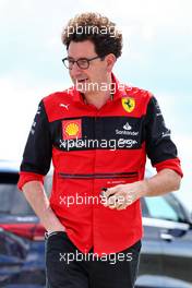 Mattia Binotto (ITA) Ferrari Team Principal. 01.07.2022. Formula 1 World Championship, Rd 10, British Grand Prix, Silverstone, England, Practice Day.