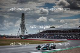 George Russell (GBR) Mercedes AMG F1 W13. 01.07.2022. Formula 1 World Championship, Rd 10, British Grand Prix, Silverstone, England, Practice Day.
