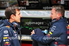(L to R): Pierre Wache (FRA) Red Bull Racing Technical Director with Christian Horner (GBR) Red Bull Racing Team Principal. 01.07.2022. Formula 1 World Championship, Rd 10, British Grand Prix, Silverstone, England, Practice Day.