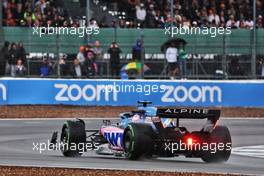 Fernando Alonso (ESP) Alpine F1 Team A522. 01.07.2022. Formula 1 World Championship, Rd 10, British Grand Prix, Silverstone, England, Practice Day.