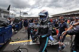 Nicholas Latifi (CDN) Williams Racing on the grid. 03.07.2022. Formula 1 World Championship, Rd 10, British Grand Prix, Silverstone, England, Race Day.