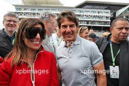 Tom Cruise (USA) Actor on the grid. 03.07.2022. Formula 1 World Championship, Rd 10, British Grand Prix, Silverstone, England, Race Day.