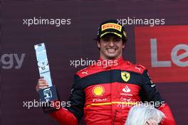 1st place Carlos Sainz Jr (ESP) Ferrari F1-75. 03.07.2022. Formula 1 World Championship, Rd 10, British Grand Prix, Silverstone, England, Race Day.
