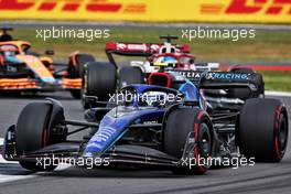 Nicholas Latifi (CDN) Williams Racing FW44. 03.07.2022. Formula 1 World Championship, Rd 10, British Grand Prix, Silverstone, England, Race Day.