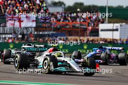 Lewis Hamilton (GBR) Mercedes AMG F1 W13. 03.07.2022. Formula 1 World Championship, Rd 10, British Grand Prix, Silverstone, England, Race Day.