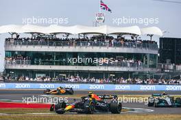 Sergio Perez (MEX) Red Bull Racing RB18. 03.07.2022. Formula 1 World Championship, Rd 10, British Grand Prix, Silverstone, England, Race Day.