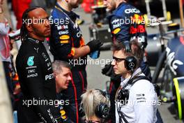 Lewis Hamilton (GBR) Mercedes AMG F1. 03.07.2022. Formula 1 World Championship, Rd 10, British Grand Prix, Silverstone, England, Race Day.