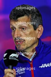 Guenther Steiner (ITA) Haas F1 Team Prinicipal in the FIA Press Conference. 02.07.2022. Formula 1 World Championship, Rd 10, British Grand Prix, Silverstone, England, Qualifying Day.