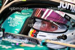 Sebastian Vettel (GER) Aston Martin F1 Team AMR22. 02.07.2022. Formula 1 World Championship, Rd 10, British Grand Prix, Silverstone, England, Qualifying Day.