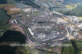 An aerial view of the circuit. 02.07.2022. Formula 1 World Championship, Rd 10, British Grand Prix, Silverstone, England, Qualifying Day.
