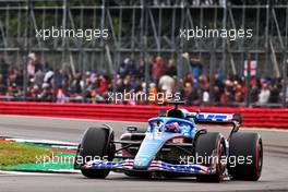 Fernando Alonso (ESP) Alpine F1 Team A522. 02.07.2022. Formula 1 World Championship, Rd 10, British Grand Prix, Silverstone, England, Qualifying Day.