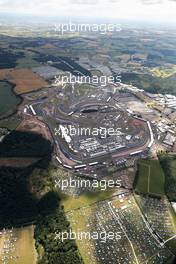 An aerial view of the circuit. 02.07.2022. Formula 1 World Championship, Rd 10, British Grand Prix, Silverstone, England, Qualifying Day.