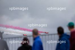 Circuit atmosphere - Red Arrows. 03.07.2022. Formula 1 World Championship, Rd 10, British Grand Prix, Silverstone, England, Race Day.