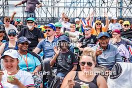 Circuit atmosphere - race fans. 03.07.2022. Formula 1 World Championship, Rd 10, British Grand Prix, Silverstone, England, Race Day.
