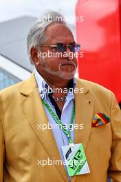 Dr. Vijay Mallya (IND). 03.07.2022. Formula 1 World Championship, Rd 10, British Grand Prix, Silverstone, England, Race Day.