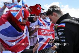 Oscar Piastri (AUS) Alpine F1 Team Reserve Driver with fans. 03.07.2022. Formula 1 World Championship, Rd 10, British Grand Prix, Silverstone, England, Race Day.