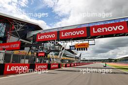 Circuit atmosphere - start / finish straight - Hilton hotel bridge. 30.06.2022. Formula 1 World Championship, Rd 10, British Grand Prix, Silverstone, England, Preparation Day.