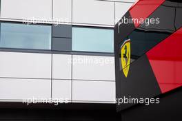Paddock atmosphere - Ferrari motorhome. 30.06.2022. Formula 1 World Championship, Rd 10, British Grand Prix, Silverstone, England, Preparation Day.
