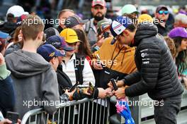 Esteban Ocon (FRA) Alpine F1 Team signs autographs for the fans. 30.06.2022. Formula 1 World Championship, Rd 10, British Grand Prix, Silverstone, England, Preparation Day.