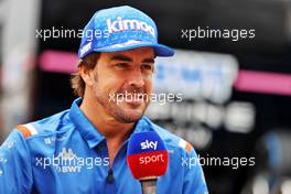 Fernando Alonso (ESP) Alpine F1 Team. 30.06.2022. Formula 1 World Championship, Rd 10, British Grand Prix, Silverstone, England, Preparation Day.