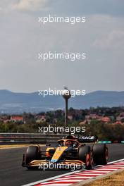 Daniel Ricciardo (AUS) McLaren MCL36. 29.07.2022. Formula 1 World Championship, Rd 13, Hungarian Grand Prix, Budapest, Hungary, Practice Day.