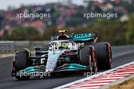 Lewis Hamilton (GBR) Mercedes AMG F1 W13. 29.07.2022. Formula 1 World Championship, Rd 13, Hungarian Grand Prix, Budapest, Hungary, Practice Day.
