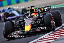 Max Verstappen (NLD) Red Bull Racing RB18. 29.07.2022. Formula 1 World Championship, Rd 13, Hungarian Grand Prix, Budapest, Hungary, Practice Day.