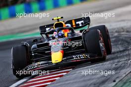 Sergio Perez (MEX) Red Bull Racing RB18. 29.07.2022. Formula 1 World Championship, Rd 13, Hungarian Grand Prix, Budapest, Hungary, Practice Day.