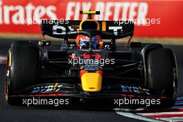 Sergio Perez (MEX) Red Bull Racing RB18. 29.07.2022. Formula 1 World Championship, Rd 13, Hungarian Grand Prix, Budapest, Hungary, Practice Day.