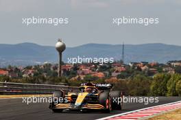 Daniel Ricciardo (AUS) McLaren MCL36. 29.07.2022. Formula 1 World Championship, Rd 13, Hungarian Grand Prix, Budapest, Hungary, Practice Day.