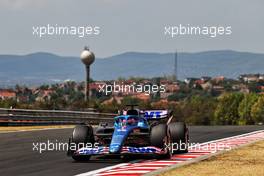 Fernando Alonso (ESP) Alpine F1 Team A522. 29.07.2022. Formula 1 World Championship, Rd 13, Hungarian Grand Prix, Budapest, Hungary, Practice Day.