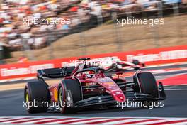Charles Leclerc (MON) Ferrari F1-75. 29.07.2022. Formula 1 World Championship, Rd 13, Hungarian Grand Prix, Budapest, Hungary, Practice Day.