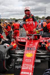 Charles Leclerc (MON) Ferrari F1-75 on the grid. 31.07.2022. Formula 1 World Championship, Rd 13, Hungarian Grand Prix, Budapest, Hungary, Race Day.
