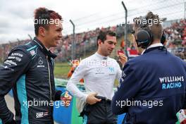 Alexander Albon (THA) Williams Racing and Nicholas Latifi (CDN) Williams Racing on the grid. 31.07.2022. Formula 1 World Championship, Rd 13, Hungarian Grand Prix, Budapest, Hungary, Race Day.