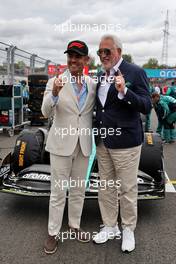 (L to R): Amin H Nasser (KSA) Aramco President and Chief Executive Officer on the grid with Lawrence Stroll (CDN) Aston Martin F1 Team Investor. 31.07.2022. Formula 1 World Championship, Rd 13, Hungarian Grand Prix, Budapest, Hungary, Race Day.