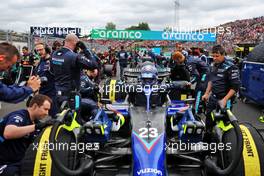 Alexander Albon (THA) Williams Racing FW44 on the grid. 31.07.2022. Formula 1 World Championship, Rd 13, Hungarian Grand Prix, Budapest, Hungary, Race Day.