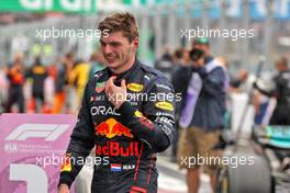 Race winner Max Verstappen (NLD) Red Bull Racing celebrates in parc ferme. 31.07.2022. Formula 1 World Championship, Rd 13, Hungarian Grand Prix, Budapest, Hungary, Race Day.