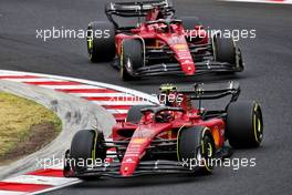 Carlos Sainz Jr (ESP) Ferrari F1-75. 31.07.2022. Formula 1 World Championship, Rd 13, Hungarian Grand Prix, Budapest, Hungary, Race Day.