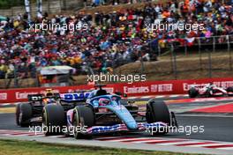 Fernando Alonso (ESP) Alpine F1 Team A522. 31.07.2022. Formula 1 World Championship, Rd 13, Hungarian Grand Prix, Budapest, Hungary, Race Day.