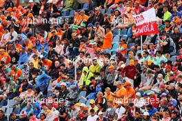 Circuit atmosphere - fans in the grandstand. 31.07.2022. Formula 1 World Championship, Rd 13, Hungarian Grand Prix, Budapest, Hungary, Race Day.