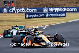 Lando Norris (GBR) McLaren MCL36. 31.07.2022. Formula 1 World Championship, Rd 13, Hungarian Grand Prix, Budapest, Hungary, Race Day.