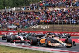 Daniel Ricciardo (AUS) McLaren MCL36. 31.07.2022. Formula 1 World Championship, Rd 13, Hungarian Grand Prix, Budapest, Hungary, Race Day.